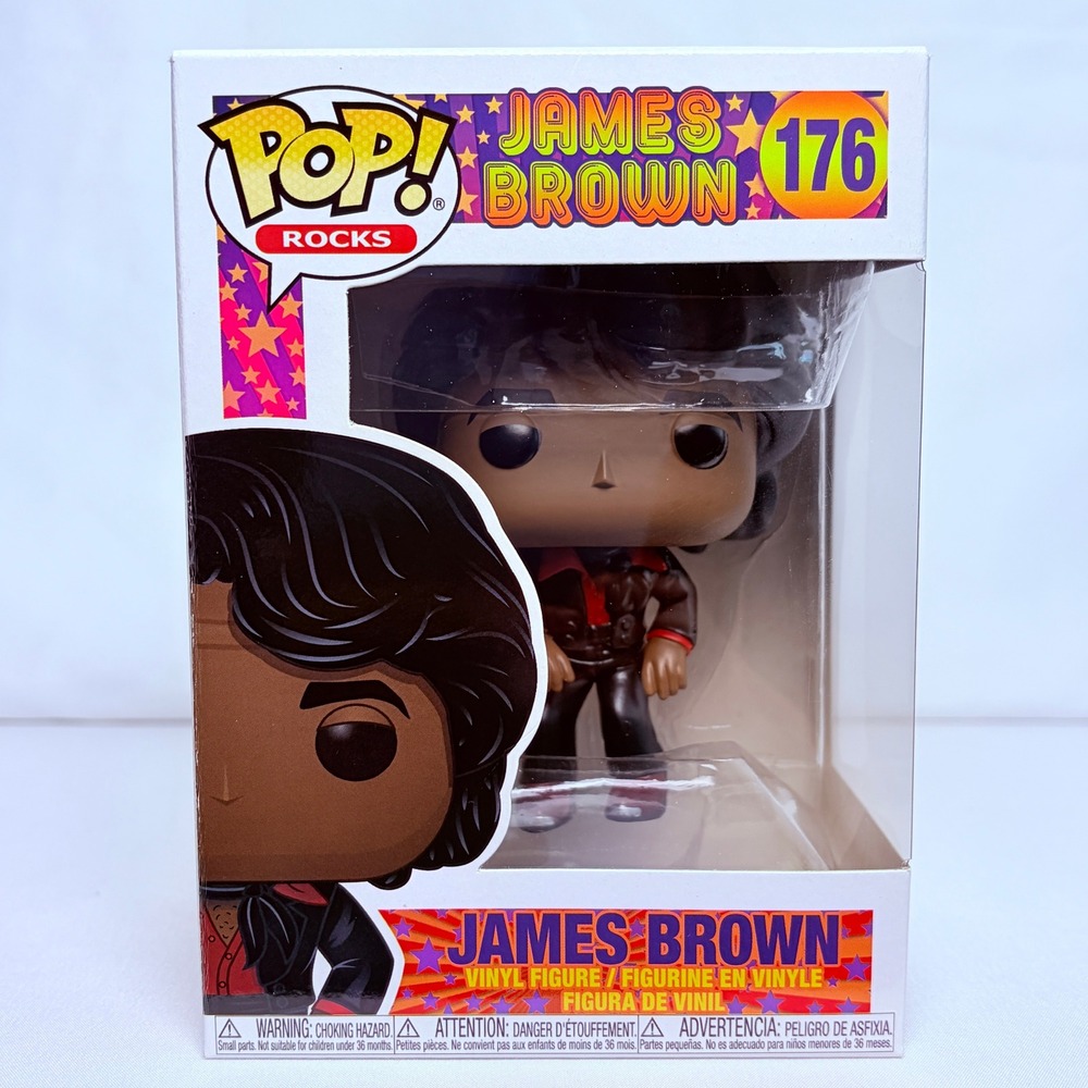 Funko Pop James Brown Pop Rocks 176 Brown Soul Brother Number One Vinyl Figure
